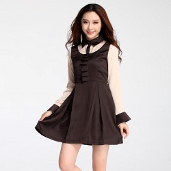  即納★XL-4XL大きいサイズワンピース