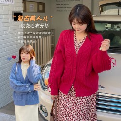 普通  秋  XL-3XL大きいサイズカーディガン 普通  秋  XL-3XL大きいサイズカーディガン
